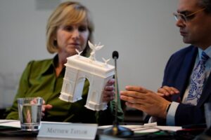 US panel approves Trump’s design for massive arch in Washington, DC