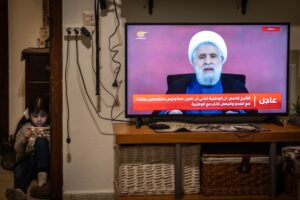 Hezbollah leader urges Lebanon’s government to pull out of Israel talks