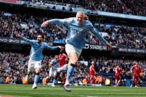 Haaland grabs hat-trick as Man City thrash Liverpool to reach FA Cup semis