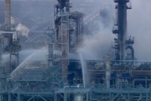 Fire breaks out at crucial Australian refinery, raising fuel supply fears