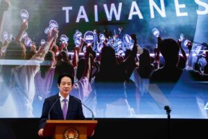 Taiwan’s president says future will not be decided by ‘external forces’