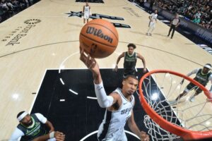 Wembanyama and Spurs rebound to level against Timberwolves in NBA Playoffs