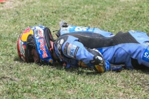 Fabio Di Giannantonio wins shortened Catalan MotoGP after Marquez crash