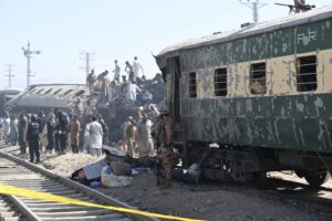 Blast hits train in Pakistan’s Balochistan, killing at least 24 people