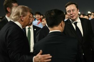 Who are the US CEOs in China with Trump, and what’s in it for them?