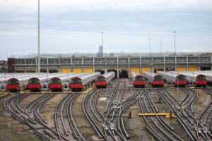 Two trains collide near Bedford, north of London