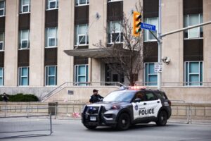 Toronto police officer shot while investigating attack on US consulate