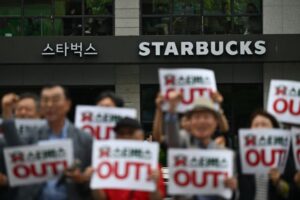 Starbucks Korea to shut stores for history training after ‘Tank Day’ furore