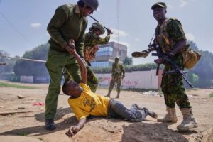 Kenya’s police crack down on protest against US Ebola centre in Nanyuki