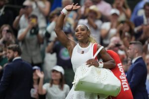 Valiant Serena beaten on Wimbledon return, Swiatek survives scare