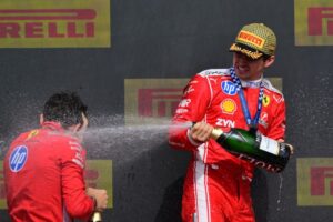 Charles Leclerc wins F1 British Grand Prix behind safety car