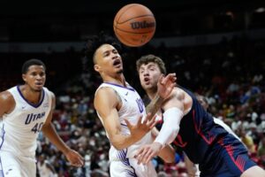 Utah Jazz guard Trey Alexander stretchered off court in NBA Summer League