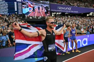 UK’s Josh Kerr smashes longstanding world mile record in London