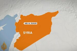 Eight air strikes hit airbase in Syria’s Idlib